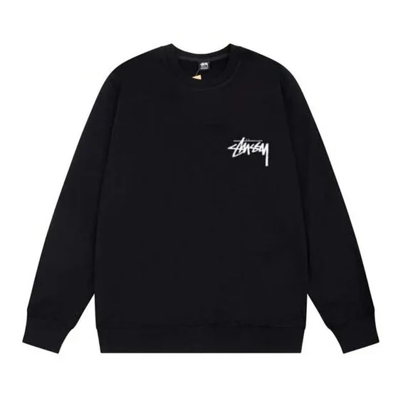 Crew Sweater Stussy Floral S Crew Stussy Stock Sweater Black S